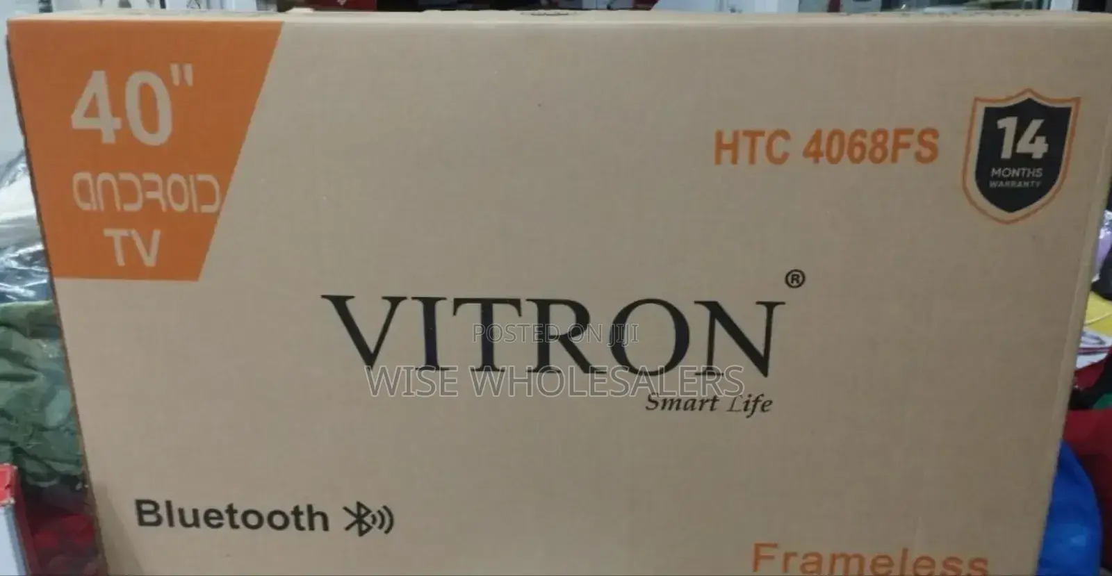 *Vitron 40" Smart Android Frameless With Bluetooth