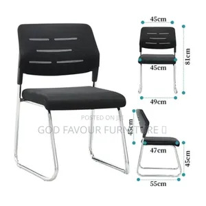 Modern Black Office Chair/Waiting Chair Hbcx4