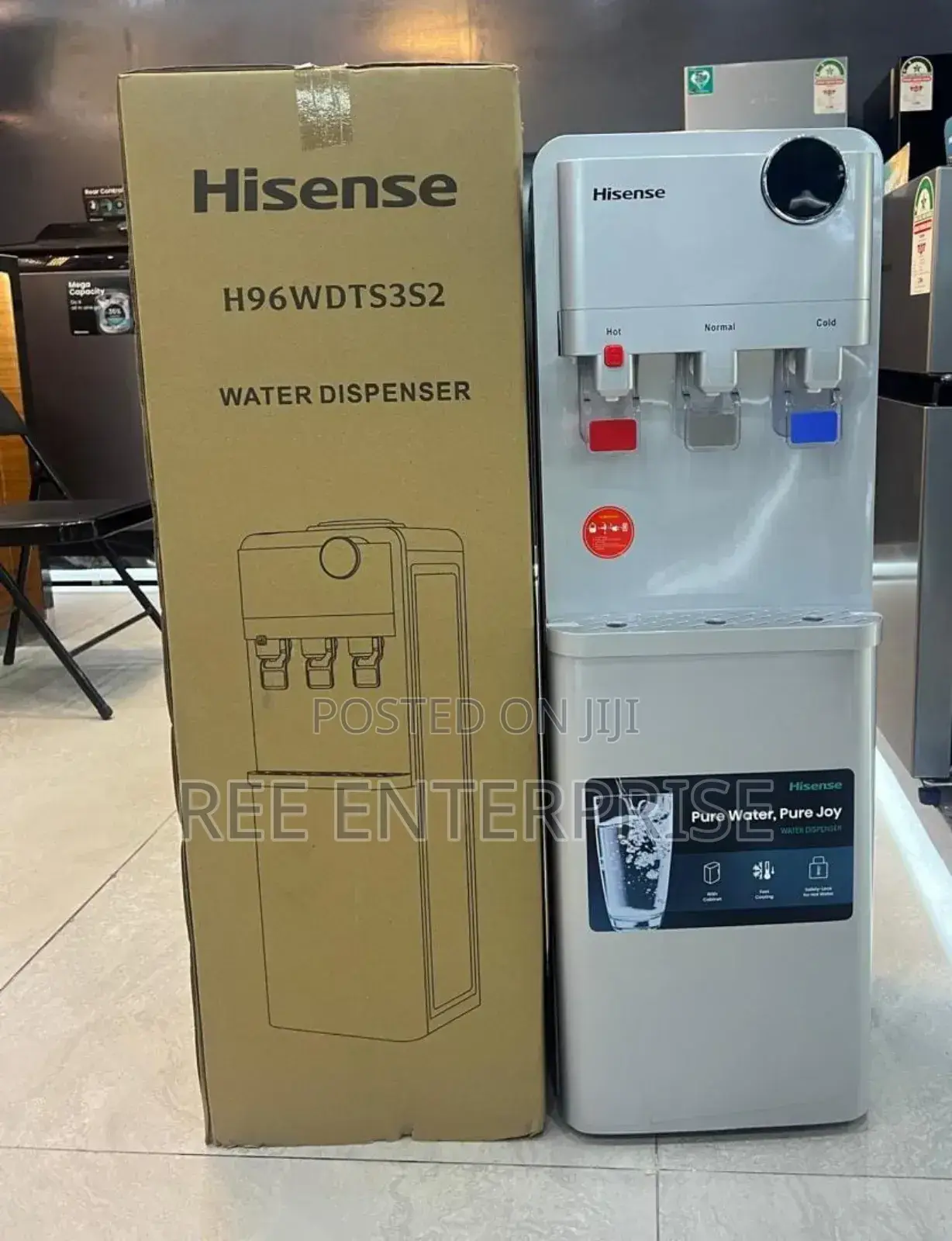 Hisense Water Dispenser 3 Taps Hot, Normal Cold