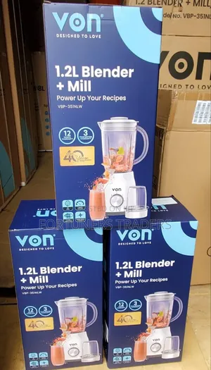 1.2ltrs Von Blender 350w Blender,White