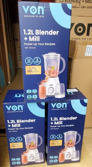 Electric Blender Von Blender 1.2ltrs
