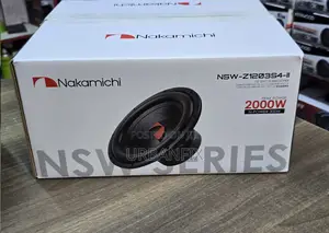 Nakamichi 12 Inches 2000watts (300watts RMS Power) Bass Sub