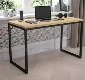 *Olympus 1.2m Modern Office Desk With Black Metal Frame 
