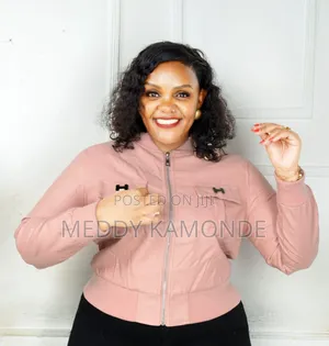 Peach/Brown Leather Jacket