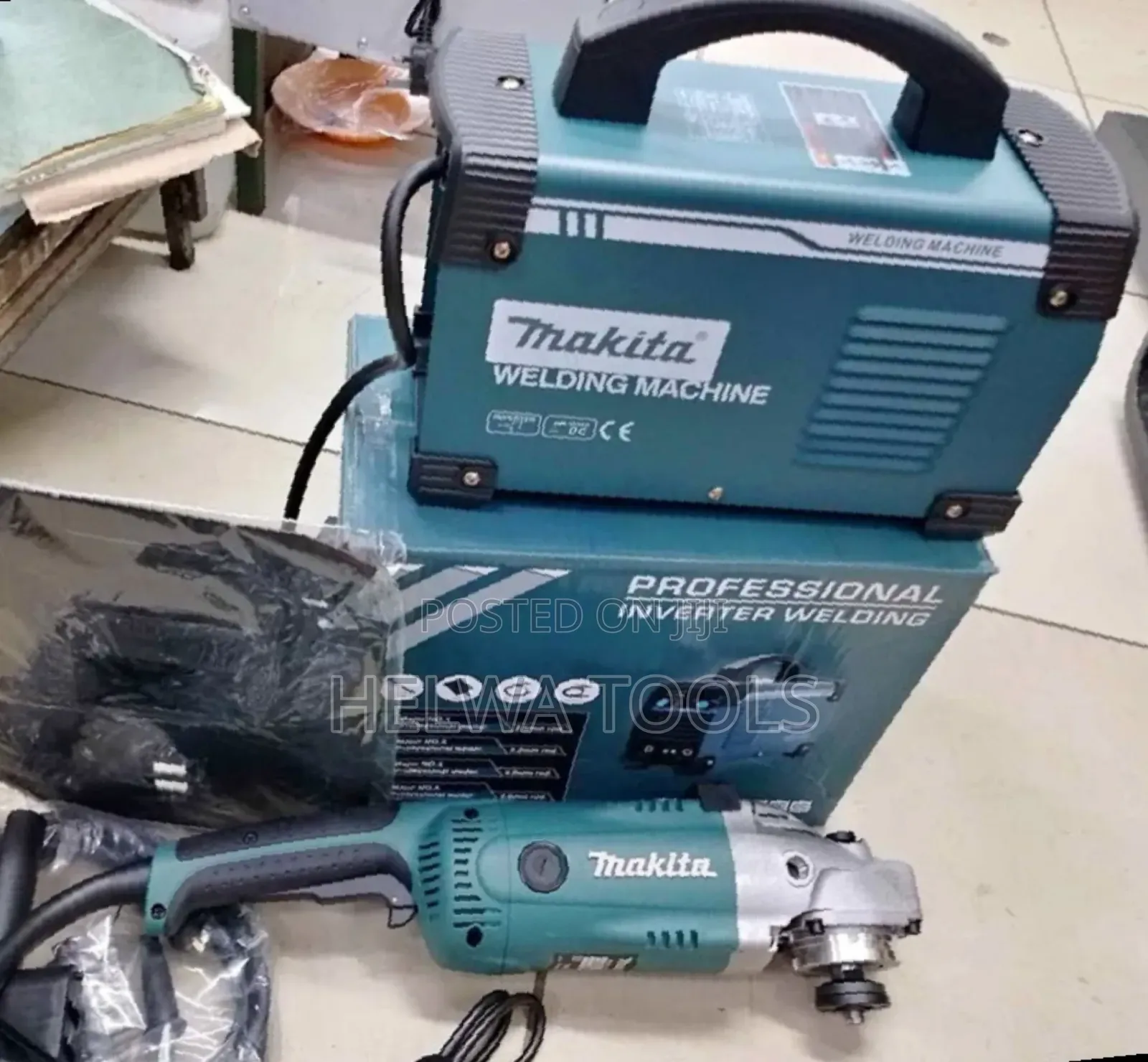 Makita 2-1 Grinder 9" and Welding 500 A