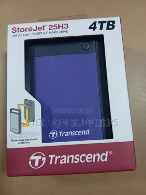 Transcend 4tb External Harddisk/Harddrive