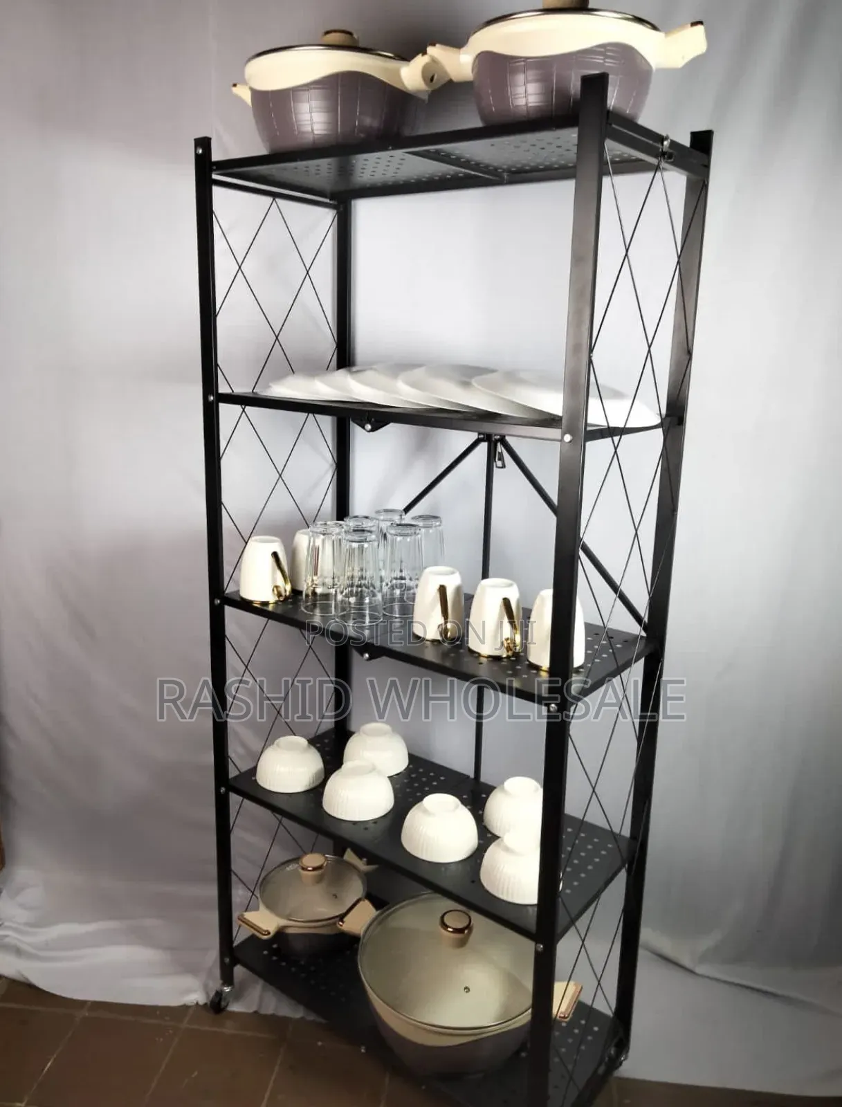 Foldable Kitchen Rack.,