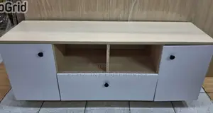 *Cairo Modern Tv Stand 4ft With Storage Cabinets 