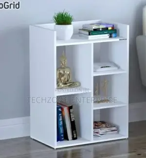 *White Wema Cube Bookshelf / Décor Stand 