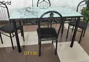 Executive White 4 Sitter Quality Dinning Table Set