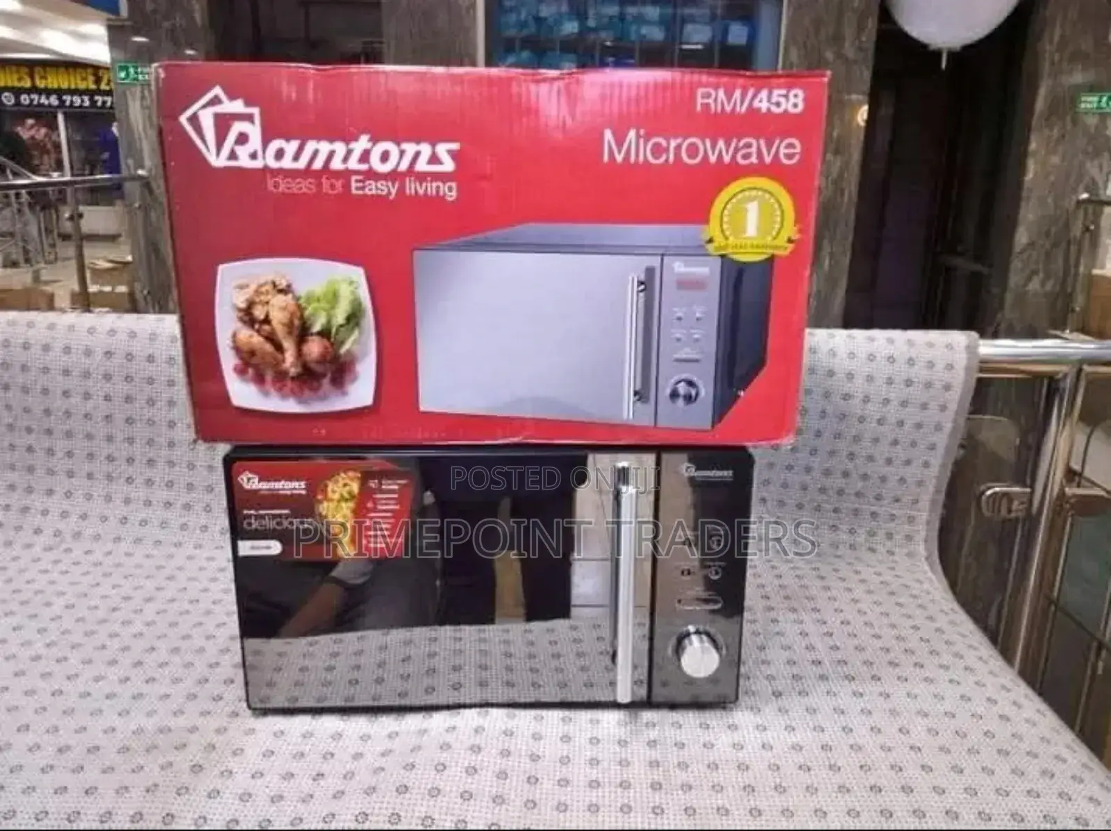 New Ramtons Rm/458 Digital Microwave - 20lmirror Finish