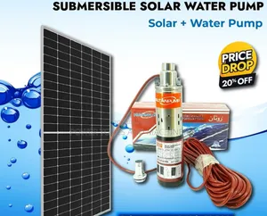 Submersible Solar Water Pump Plus 250watts Solar Panel