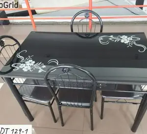 Executive 4 Sitter Dinning Table With Cushioned Seats