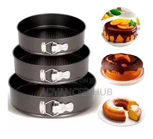 3pc Round Baking Tins