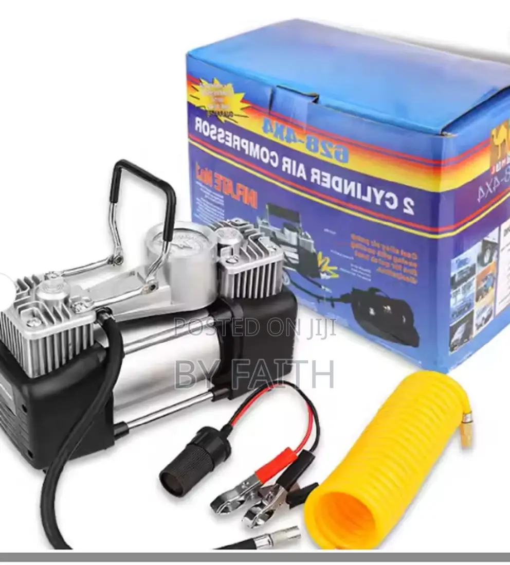 Dc Powered 2 Cylinder Air Compressor