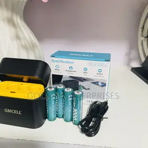 4pack Gmcell Rechargeable Batteries With Charging Pod