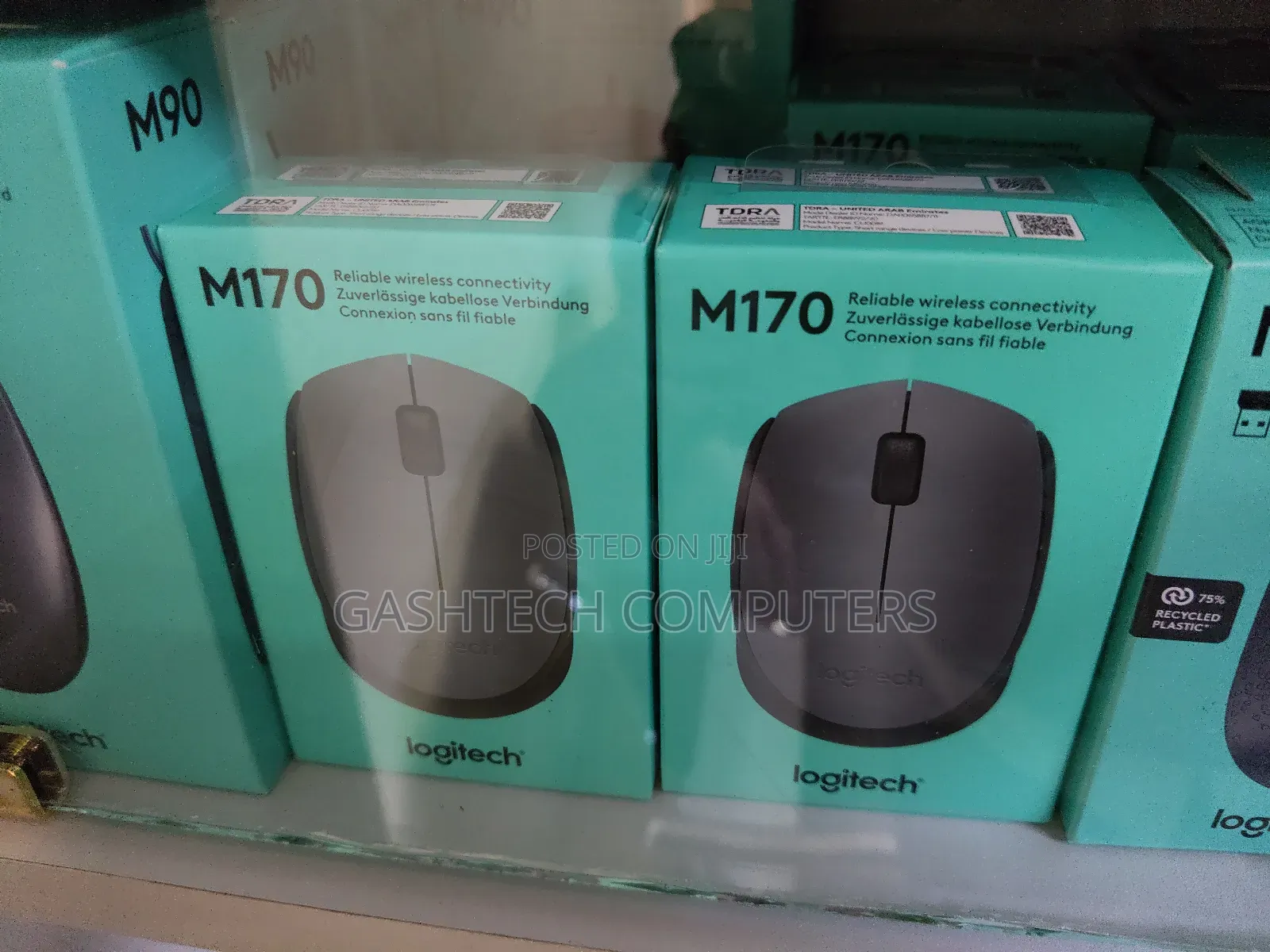 Logitech Wireless Mouse M170//M170 - Grey 910-004642