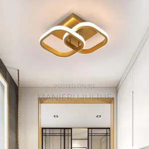 Gold Square Led Ceiling Light