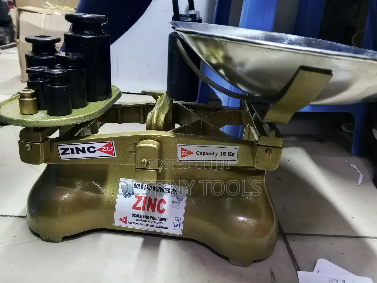Zinc Weighing Scale