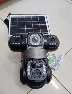 3 Lens 3 Video View Wifi 4g Solar CCTV Security Camera
