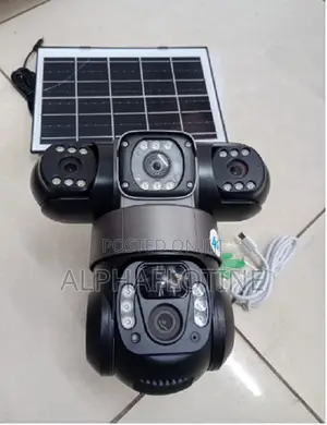 4g Simcardtriple Lens Wireless Solar CCTV Camera/Ip66outdoor