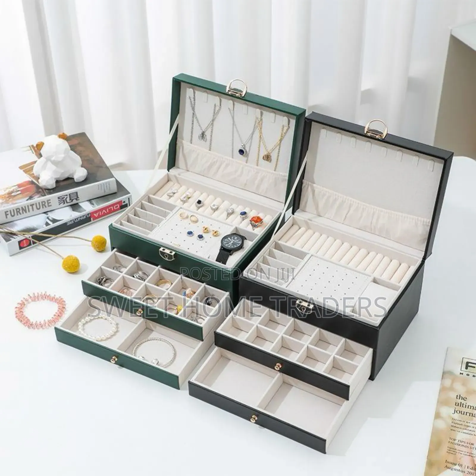 *Multi-Layer Jewelry Storage Box