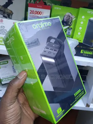 50000mah Oraimo Smart Powerbank,22.5watts Fast Powerbank