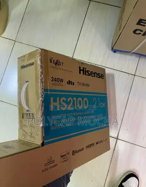 Hisense Hs2100 2.1ch Wireless Soundbar System – Black