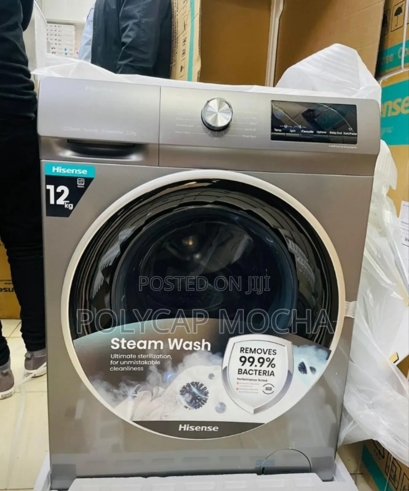 Hisense 12kg Wash and Spin Front Load Washing Machine