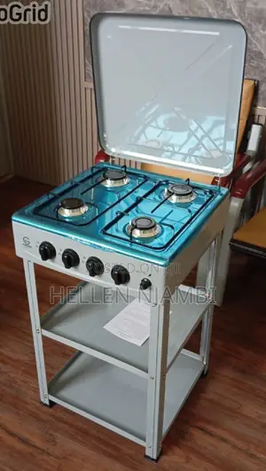 Eurochef Full Gas Standing Cooker With Shelves