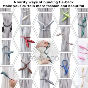 Arbitrary Shape Strong Curtain Tiebacks Pair