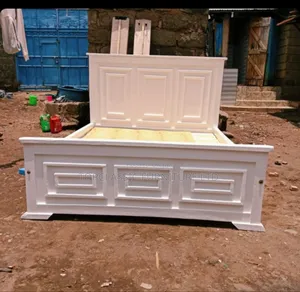 White Hardwood Bed 5x6