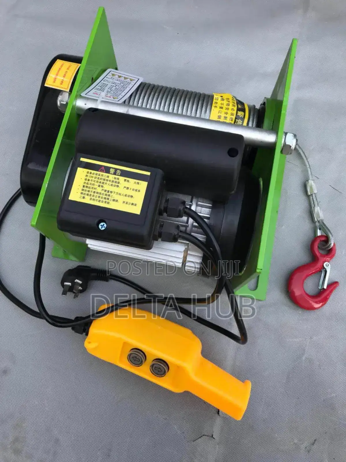 Heavy Load Electric Winch With Double Button Controller