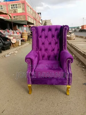 King Chair, or Pedicure Seat Purple 