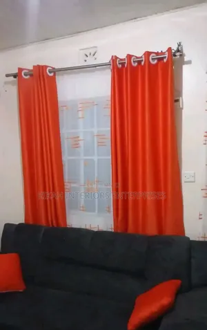 Orange Curtains