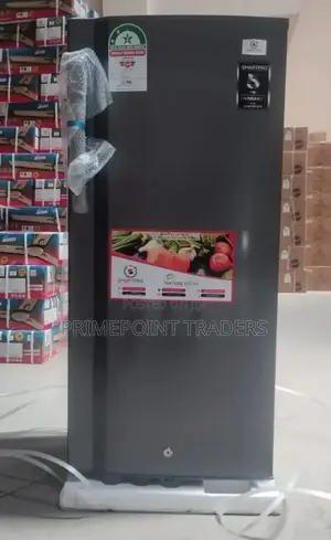 Single-Door, 150ltrs Smartpro Top Freezer Fridge - Dark Grey