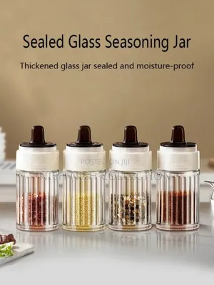 Glass Spice Jars