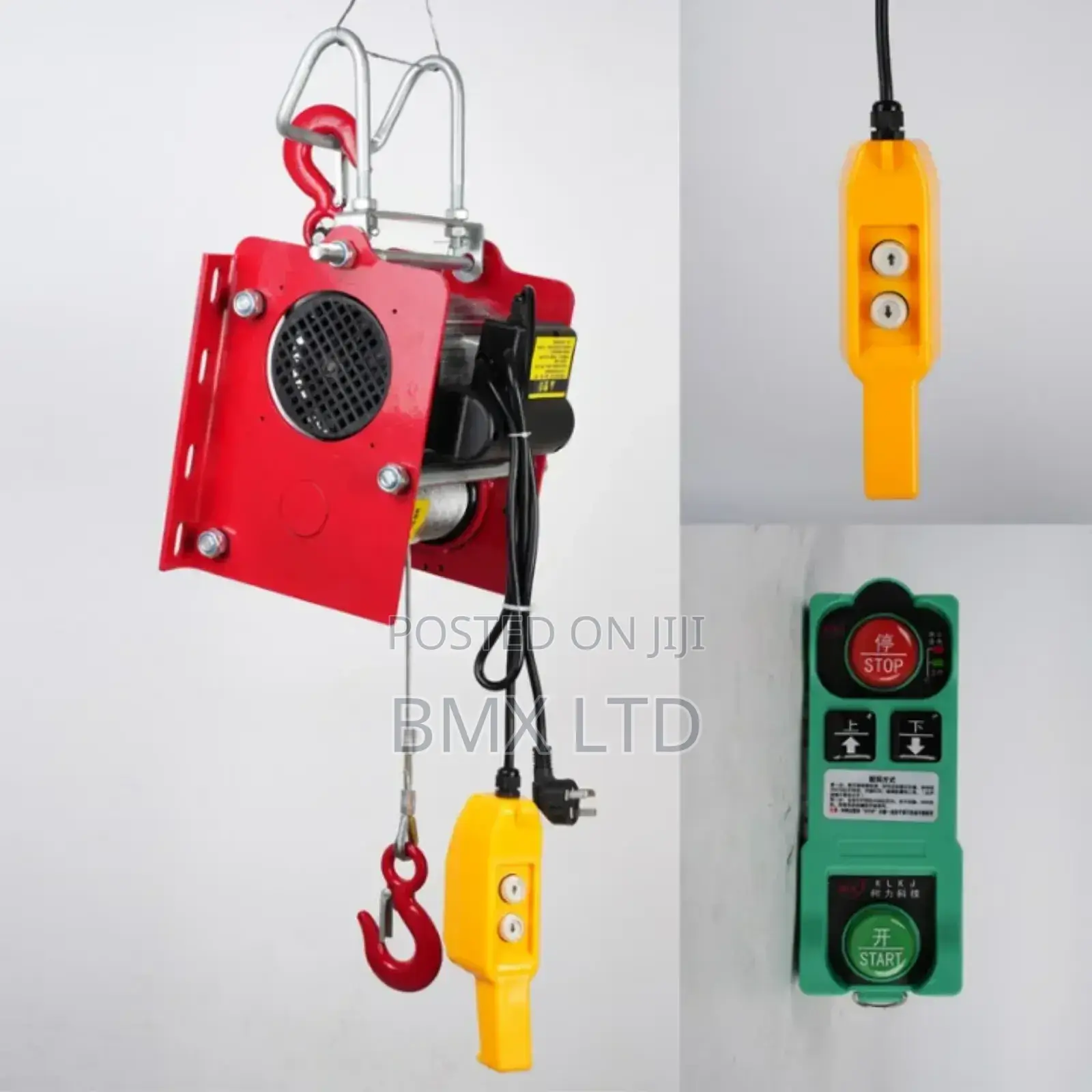 High Lifting Capacity Portable Electric Cable Hoist Winch
