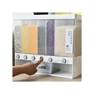 10 KGS *Partitioned Multifunctional Cereal/Rice Dispenser*