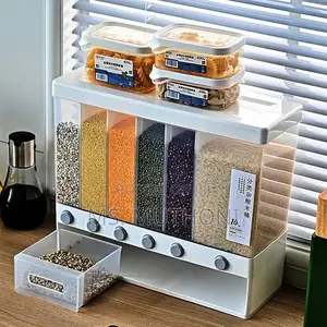10 KGS *Partitioned Multifunctional Cereal/Rice Dispenser*