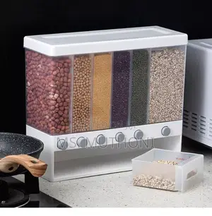 10 KGS *Partitioned Multifunctional Cereal/Rice Dispenser*