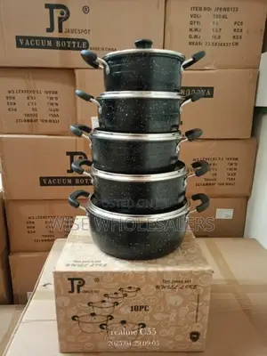 New Model 10 Pieces Jp Non Stick Cookware Set