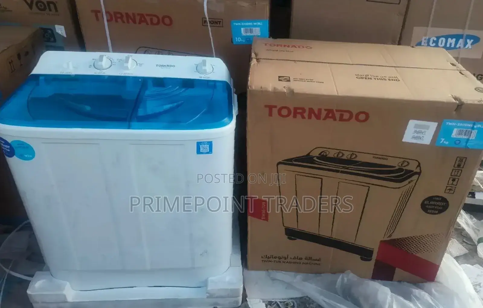 12kg Tornado Topload Washing Machine, Semi-Auto (Rust-Free)