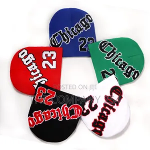 Chicago 23 Jacquard Pattern Hats With Custom Logo Beanie Hat