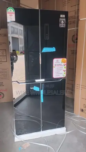 450l Smart Pro 4 Door  Glass Box Inox No Frost Refrigerator