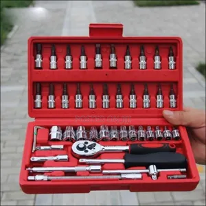46 in 1 Socket Tool Set – Ratchet, Bits Spanner Kit