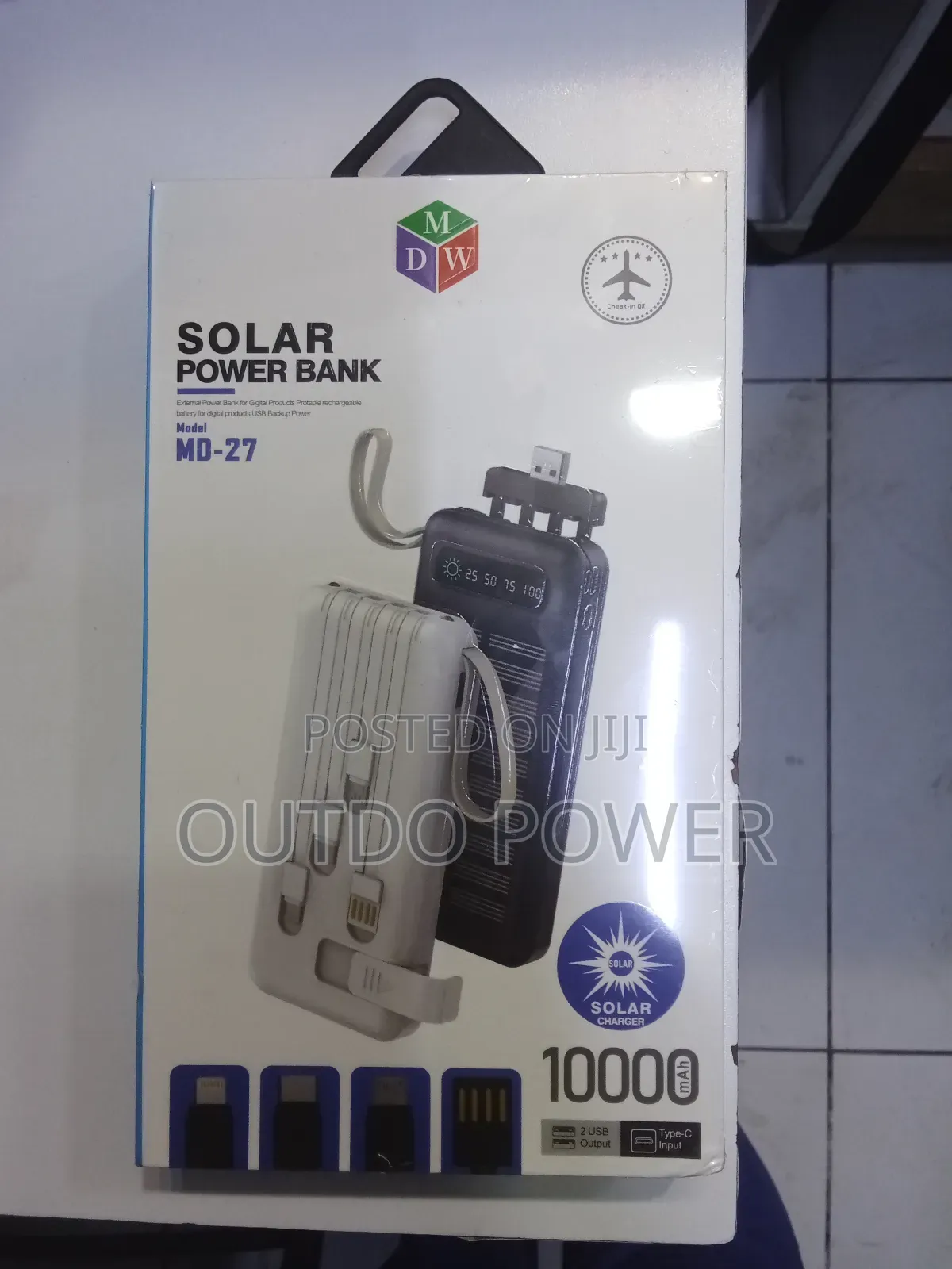 Solar Power Bank 10000