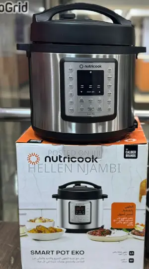 6l Nutricook Pre-Programmed Stainless Steel Pressure Cooker
