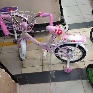 Pink Bicycle Size 16 for Girls Age 4,5,6,7