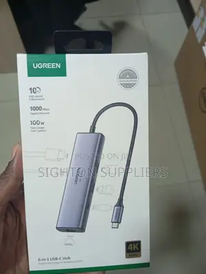 6 in 1 Usb -C Hub With Rj45